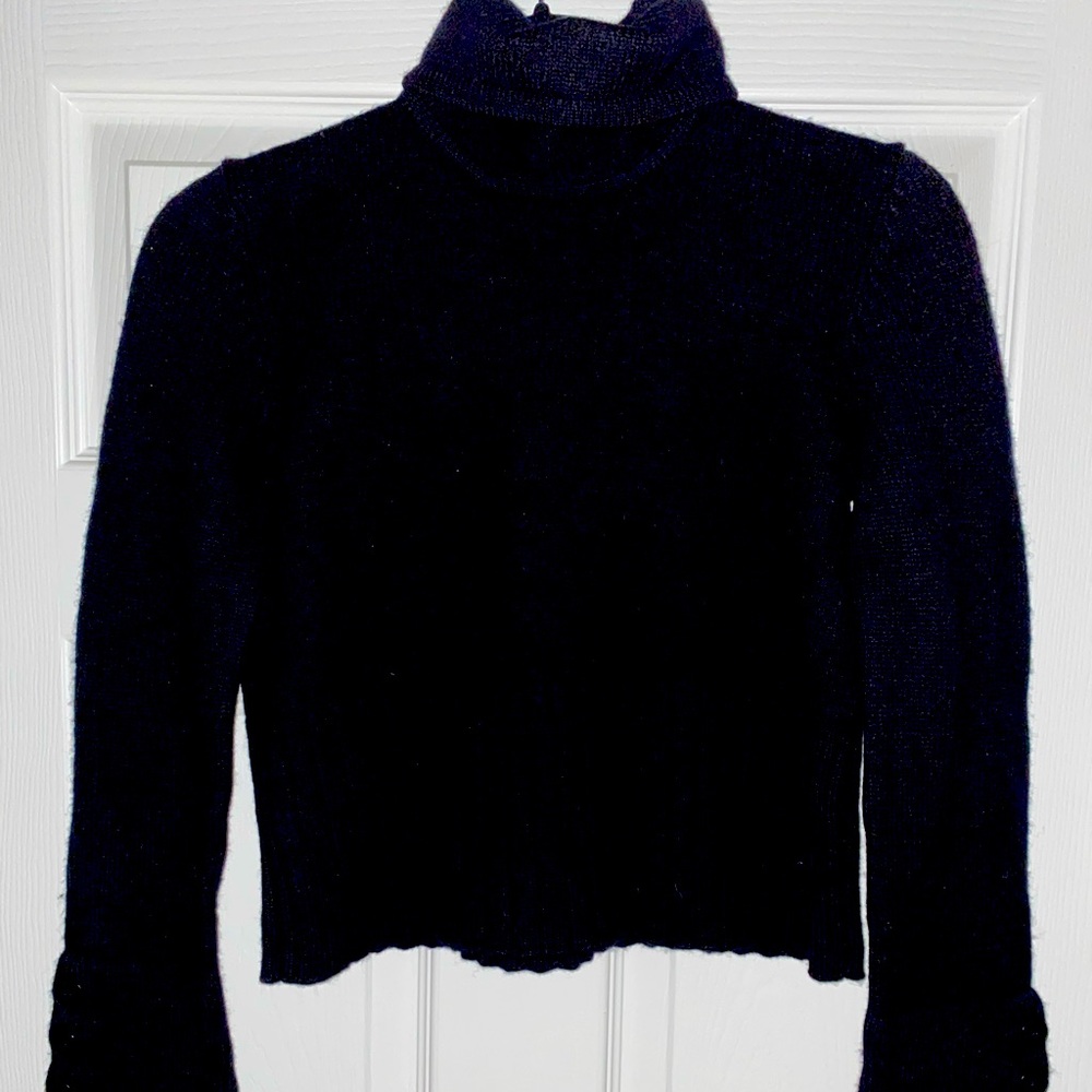 Jones New York Black Wool Sweater